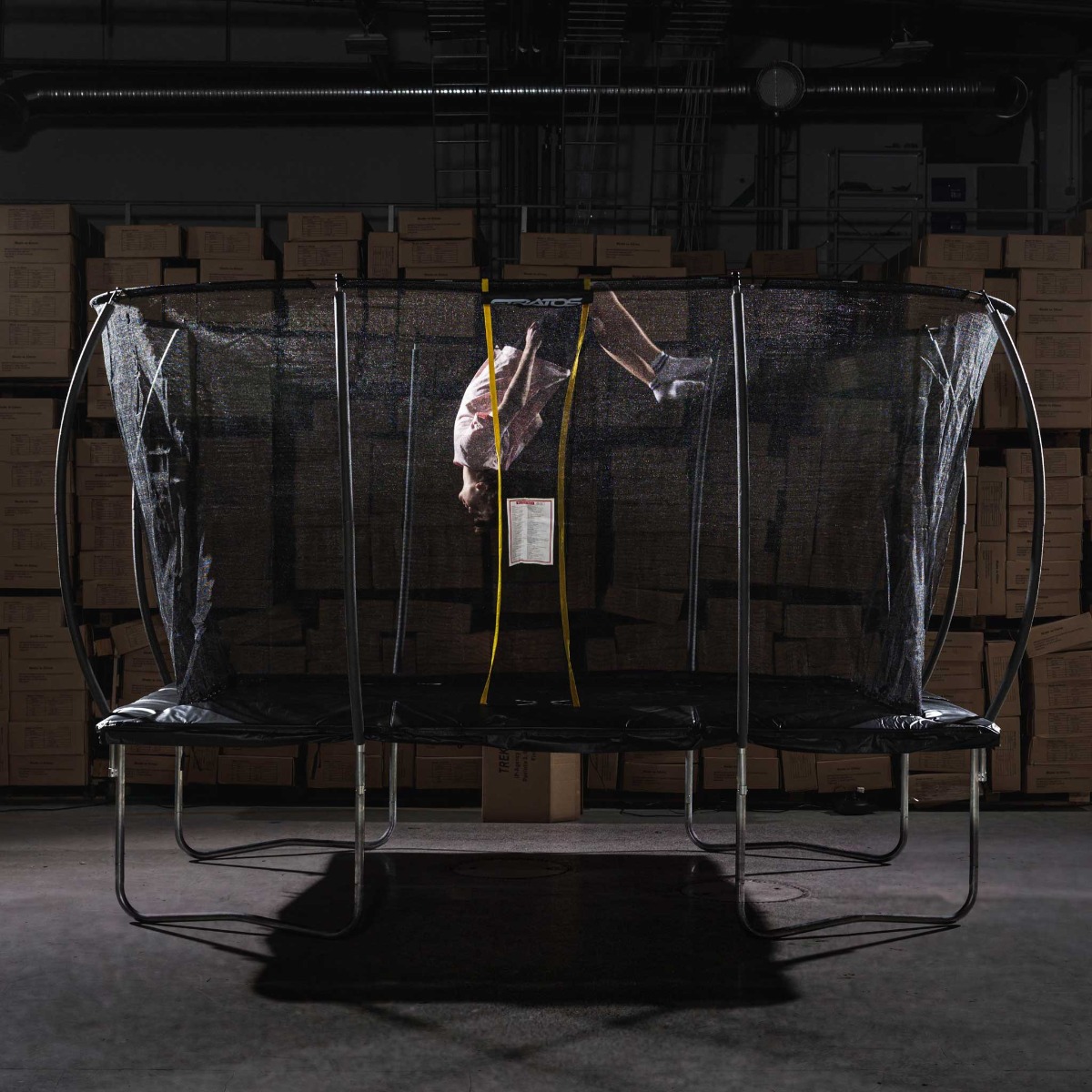 Stratos Firkantet trampolin 244X366 cm