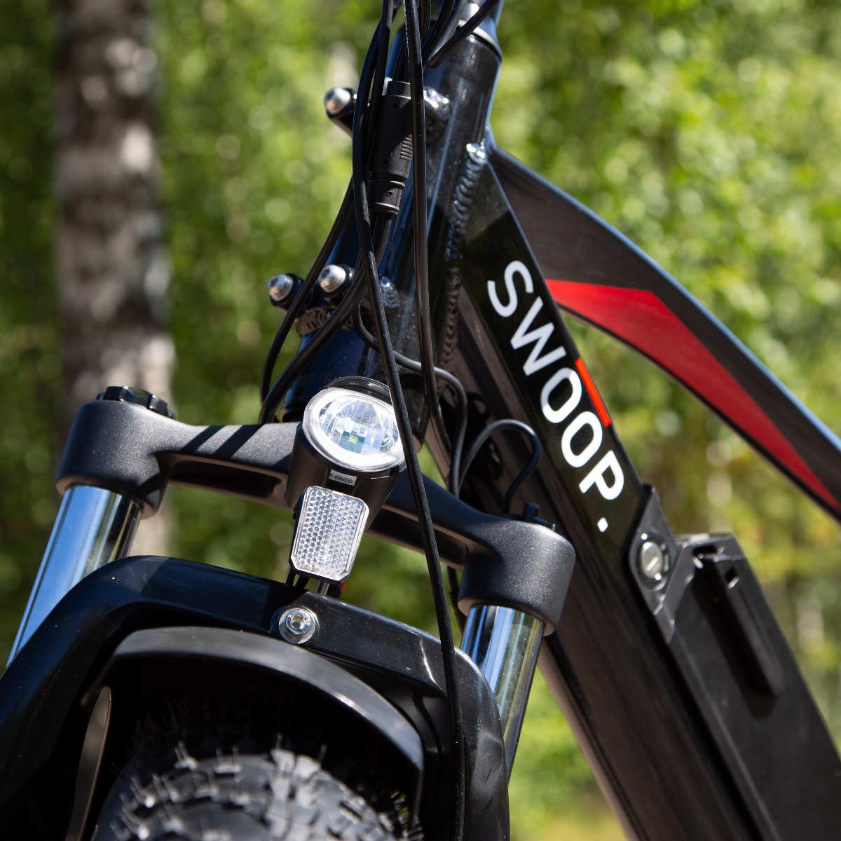 Swoop Fatbike Elcykel, 26"