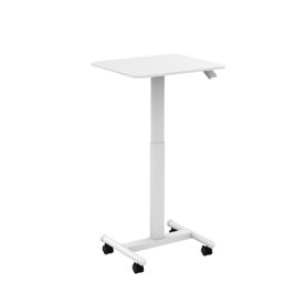 Lykke mobilt hæve-sænke-bord L100, hvid, 60 x 52 cm