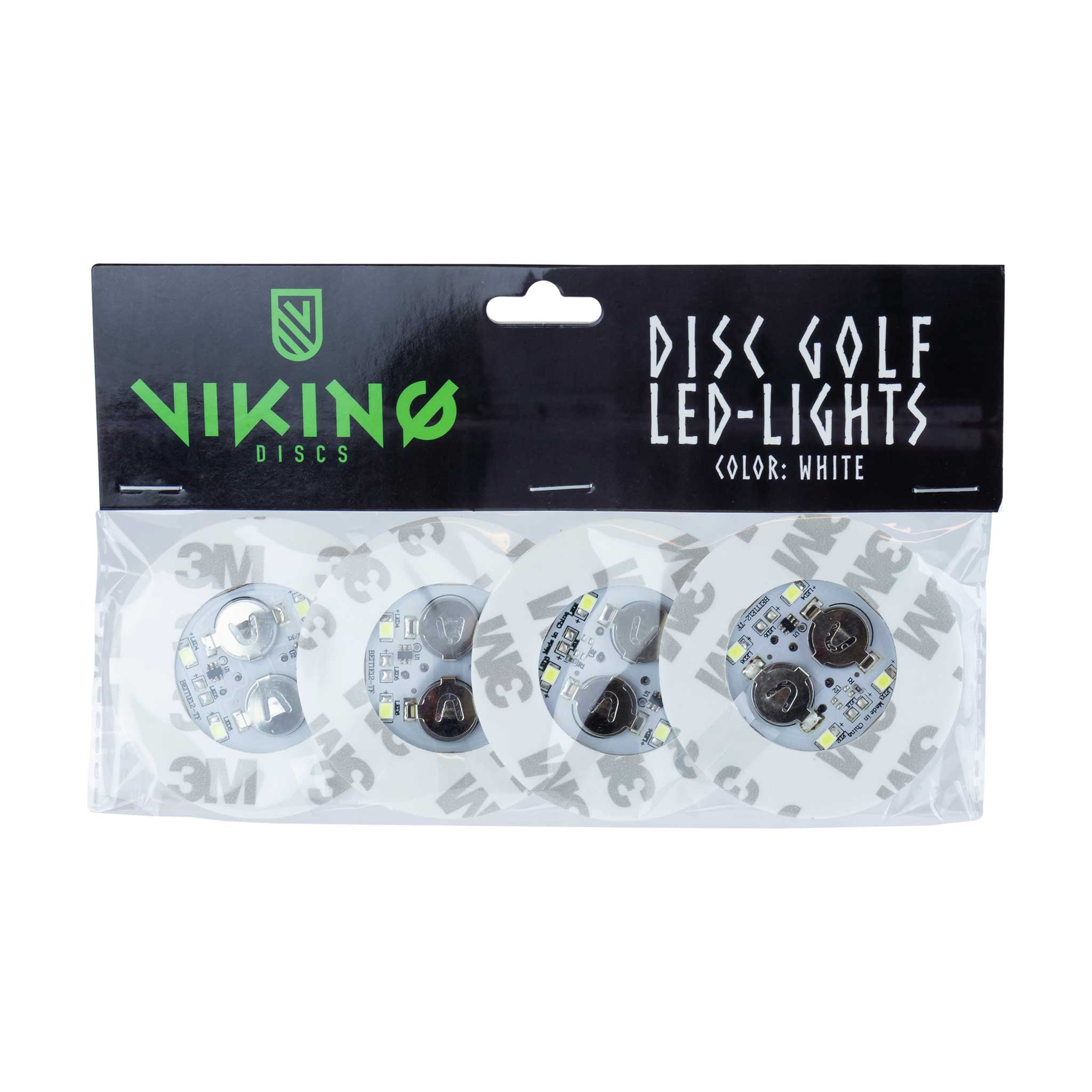 Viking Discs LED-lys til diske, 4stk, hvid